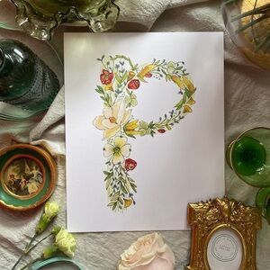 Hattie Darling - 8x10” Monogram Art Print - P